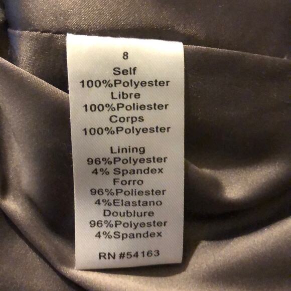 Jessica Simpson Old Money Scandi Preppy Academia Gray Tunic Sequin Belt Dress 8 - Picture 14 of 15